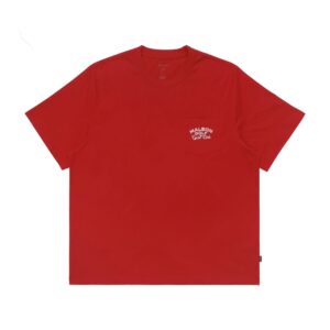 GOLF & CYCLE CYCLING CLUB POCKET RED TEE