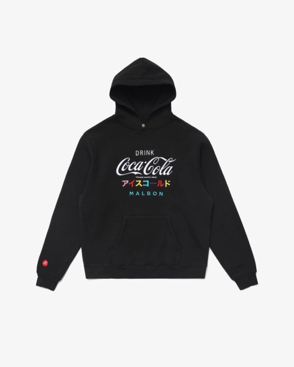 MALBON X COCA COLA ICE COLD BLACK HOODIE