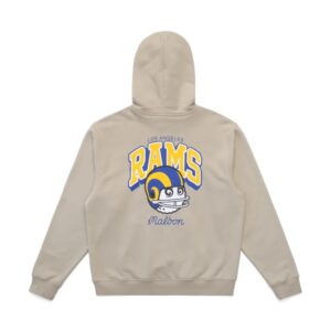 MALBON X RAMS HOODED SWEATSHIRT