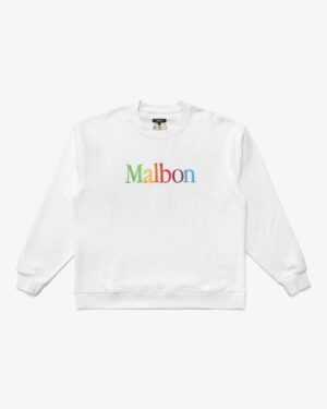 Malbon x Beams Rainbow Crewneck